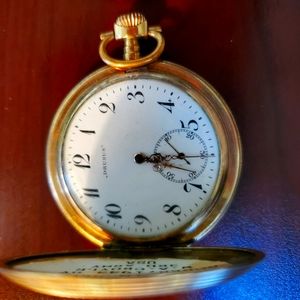 Antique Collector Pocket Watch Drusus 1910 Gold Filled